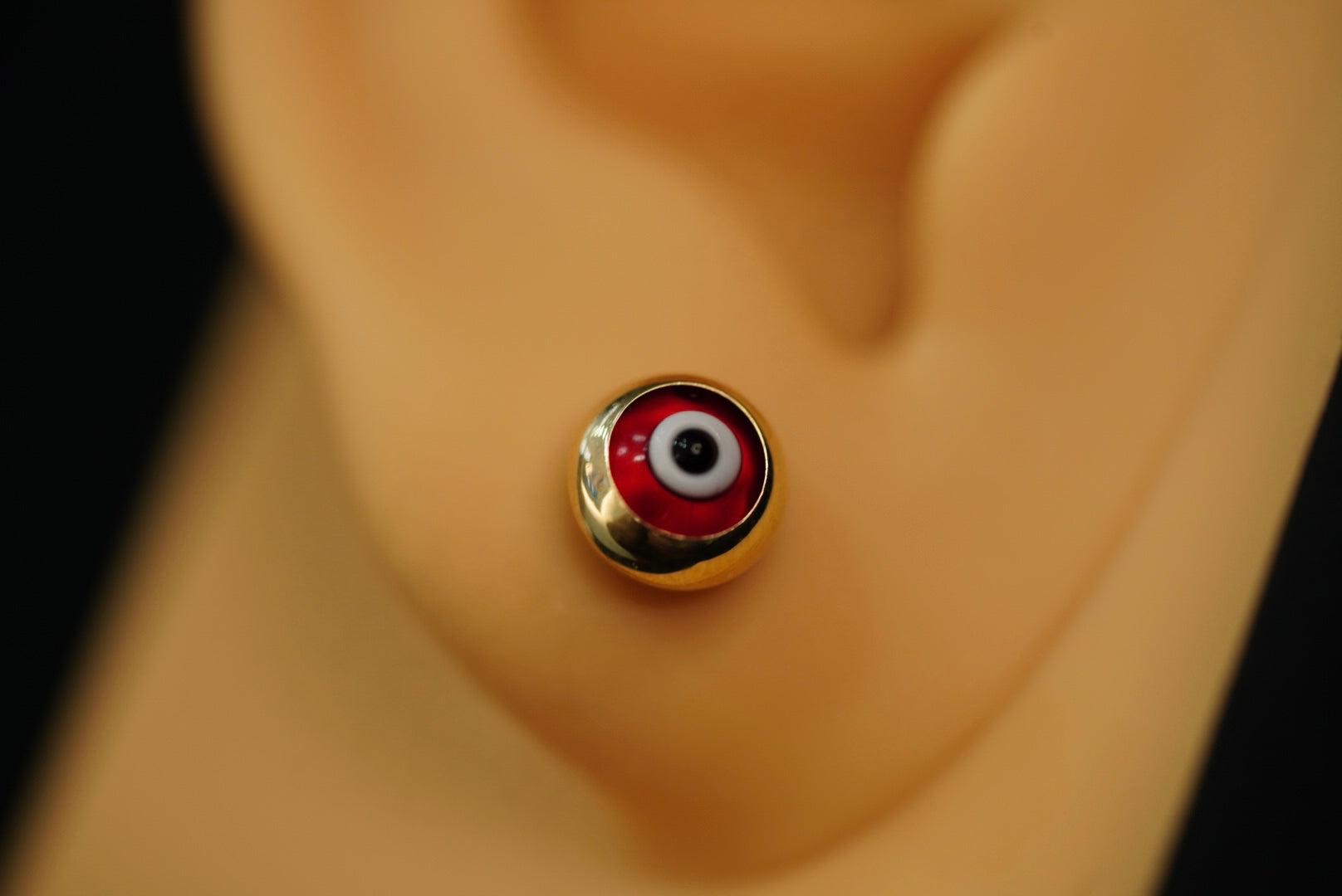 10k Eye Stud Earring