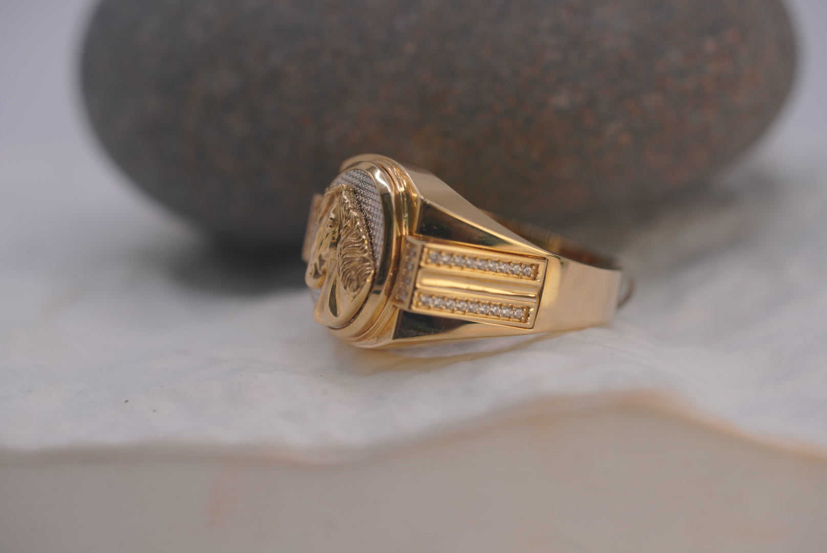 14k Men’s Ring - Horse Power