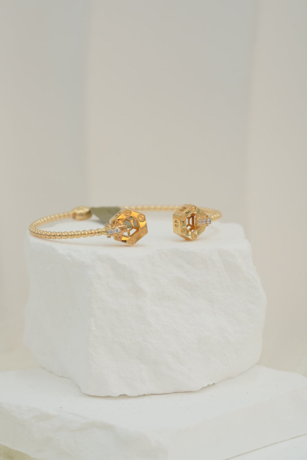 14k Bangle - Open Style
