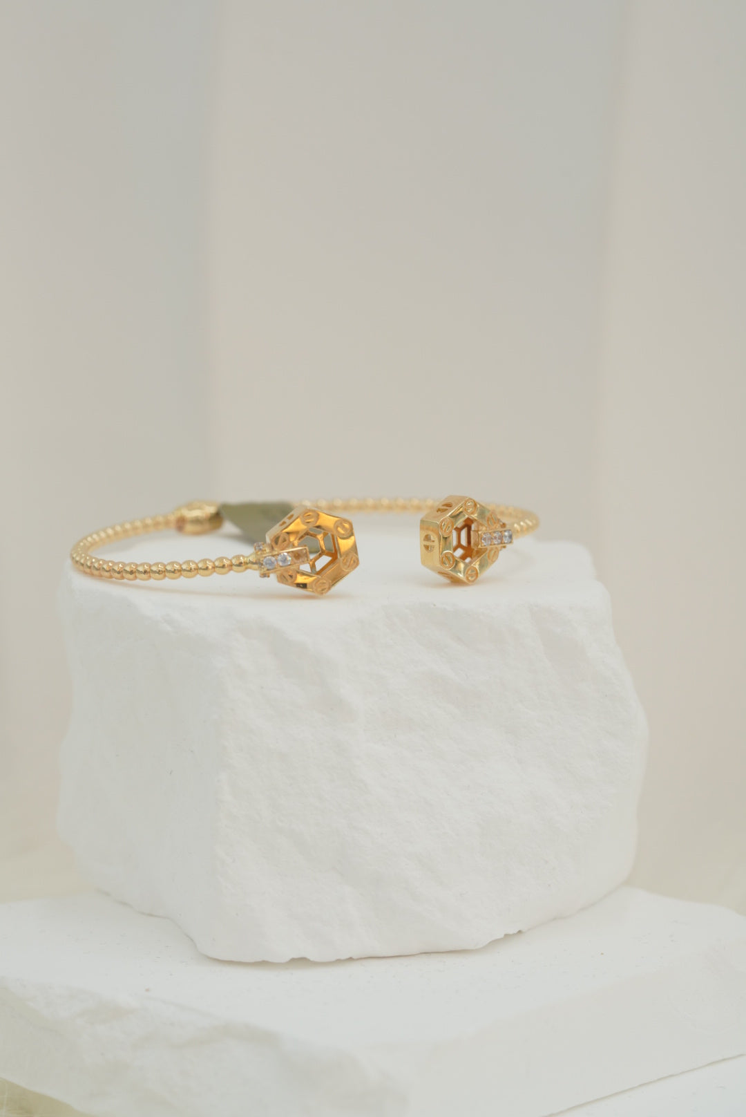 14k Bangle - Open Style