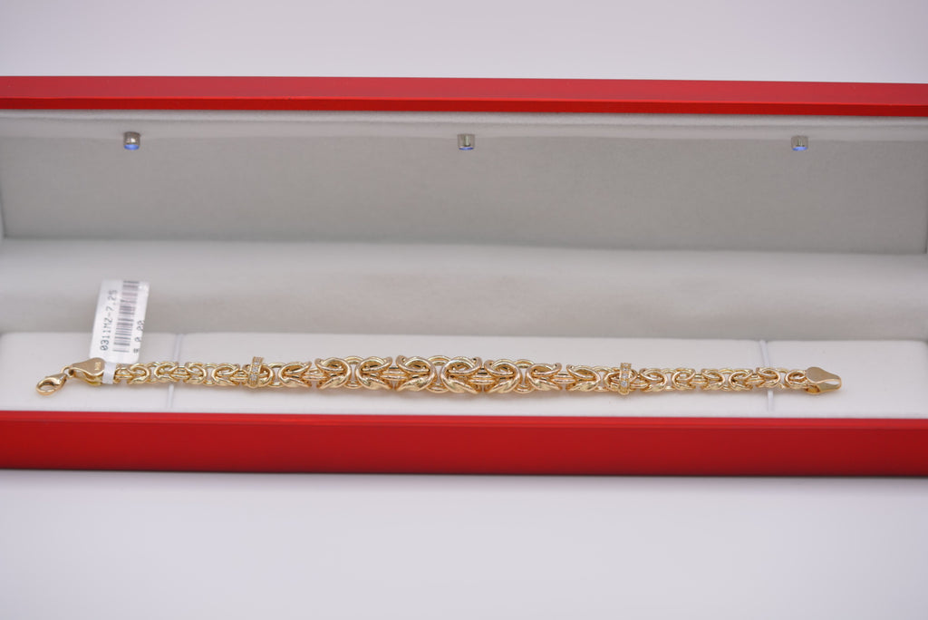 14k Byzantine Bracelet - Pure Class