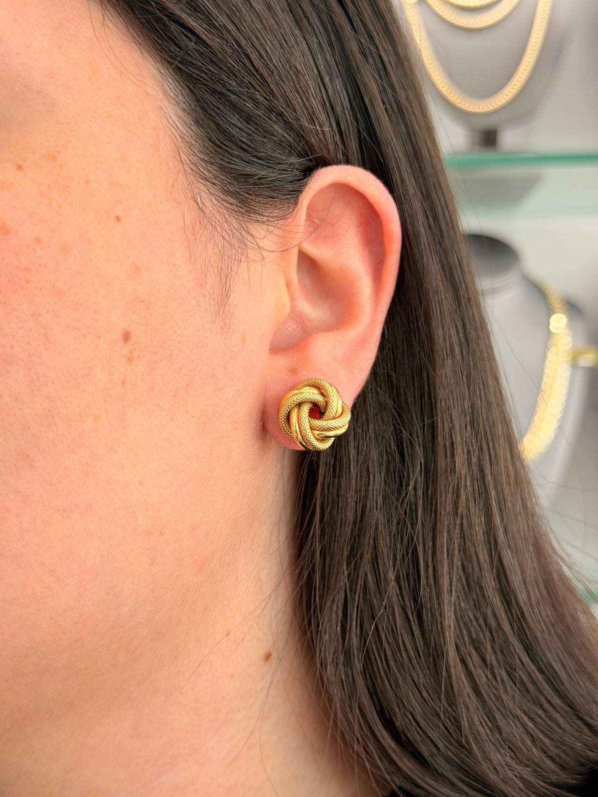 14k Earrings - Classic Knot