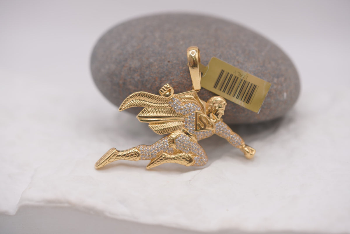 14k Pendant - SuperHero