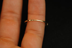 14k Circle Crystals Ring