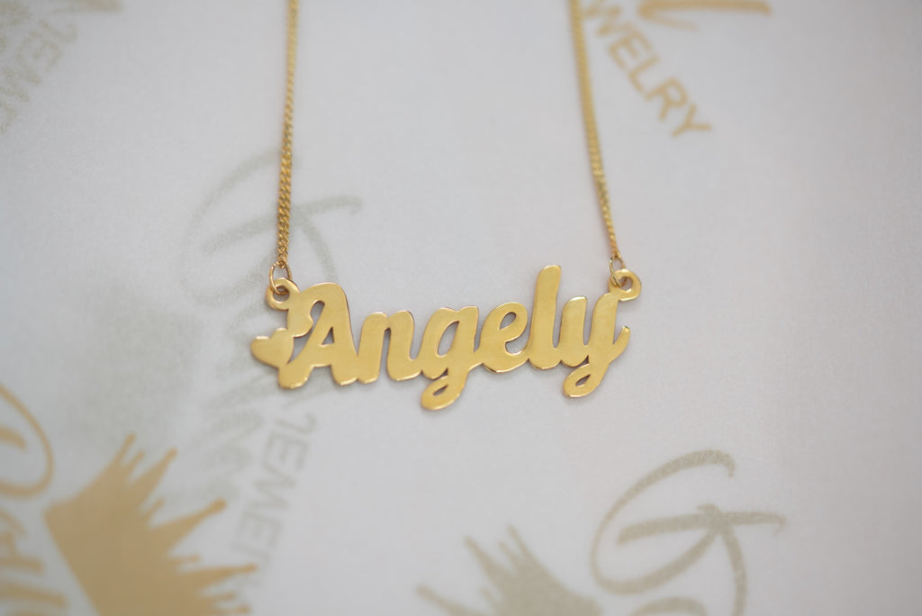 14k Personalized Name Chain - Your Name in Gold