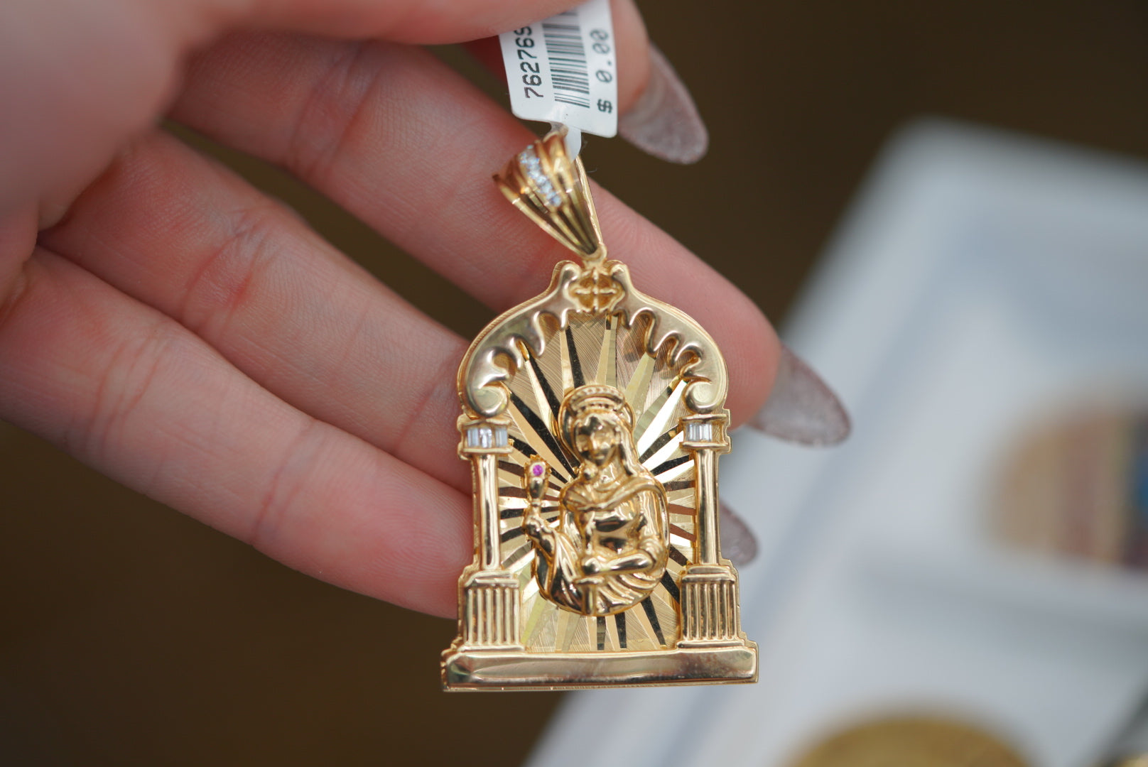 14k Pendant - Faithful