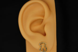 14k Bear Stud Earrings