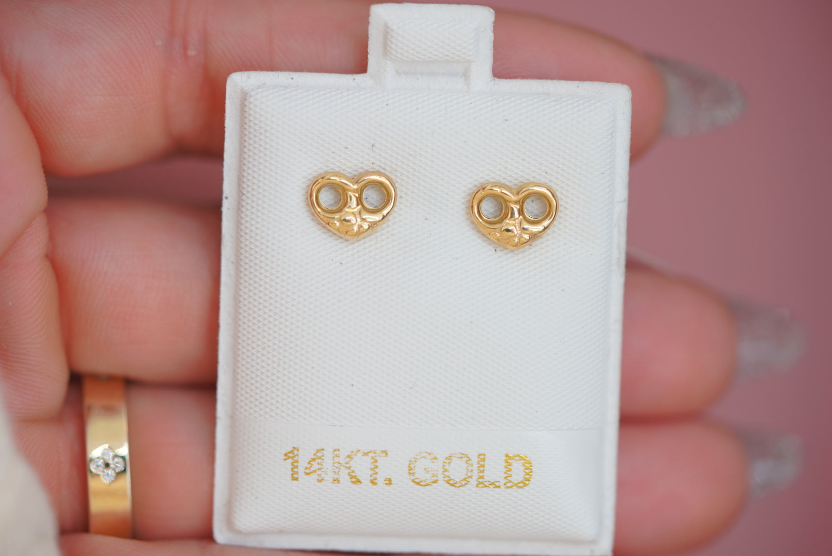 14k Earrings - Mariner Hearts