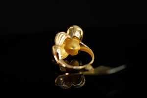 14k Triple Hearts Ring