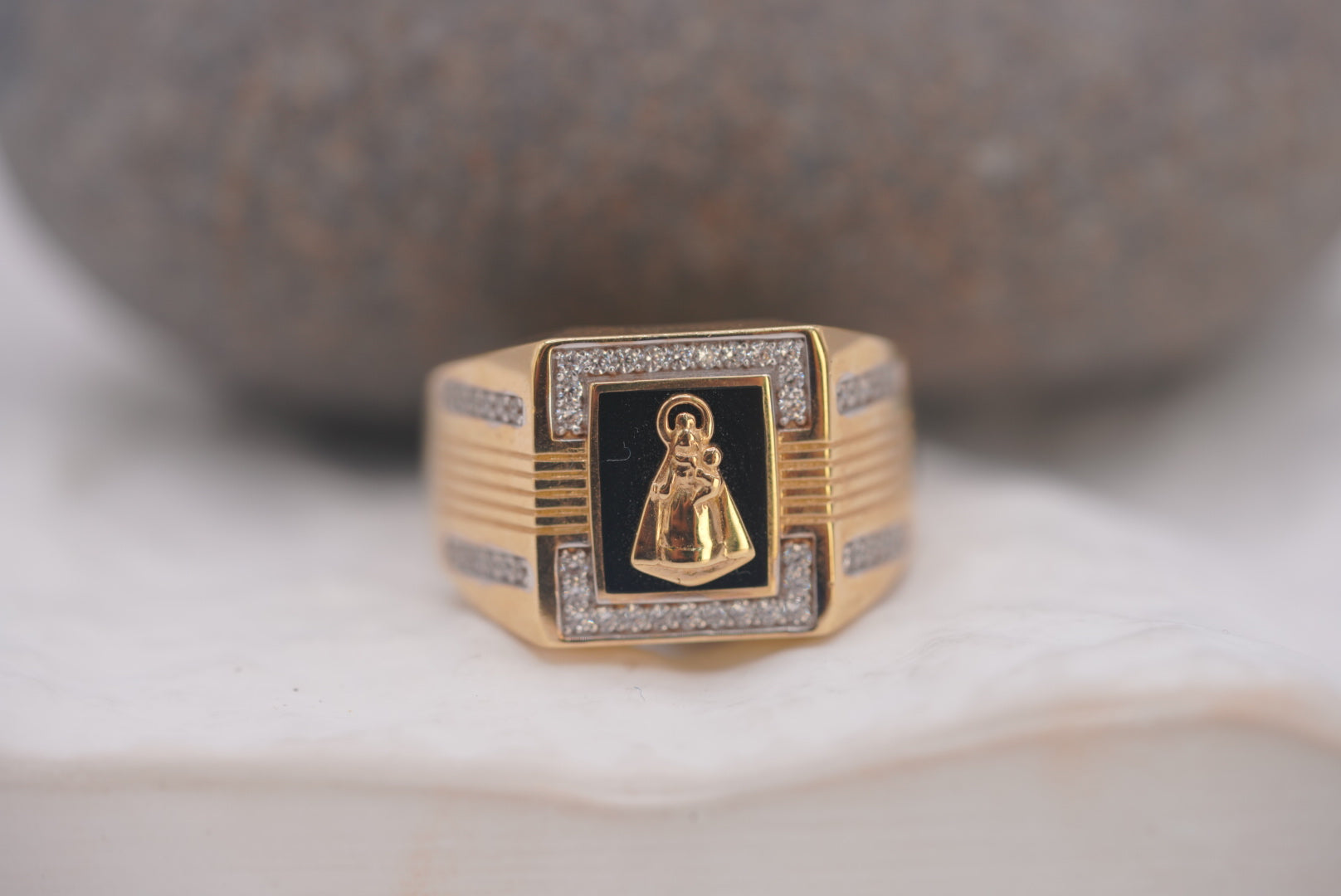 14k Men’s Ring - Faithful Prayer
