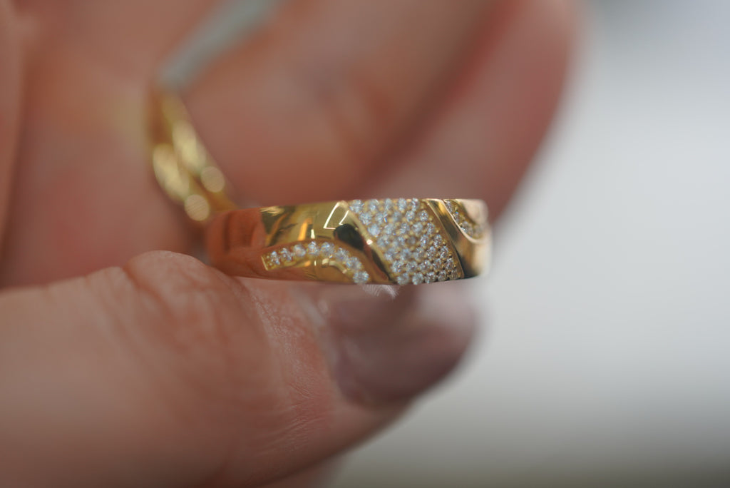 10k Gold Matrimony Rings - True Lovers