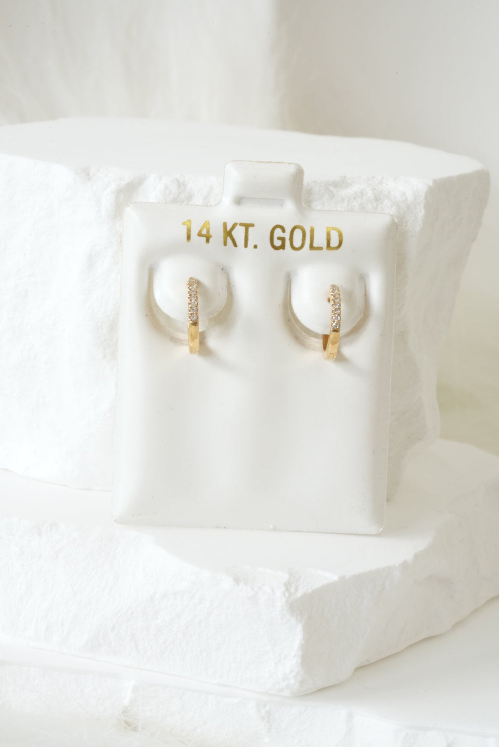14k Baby Earrings - Sweet Hoops