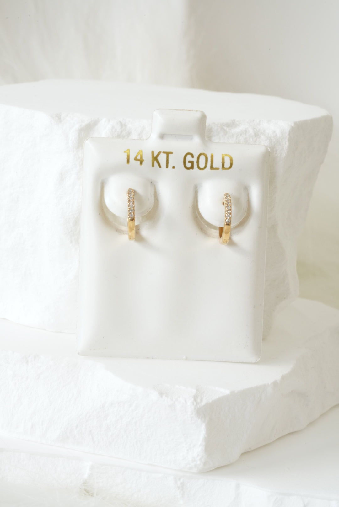 14k Baby Earrings - Sweet Hoops