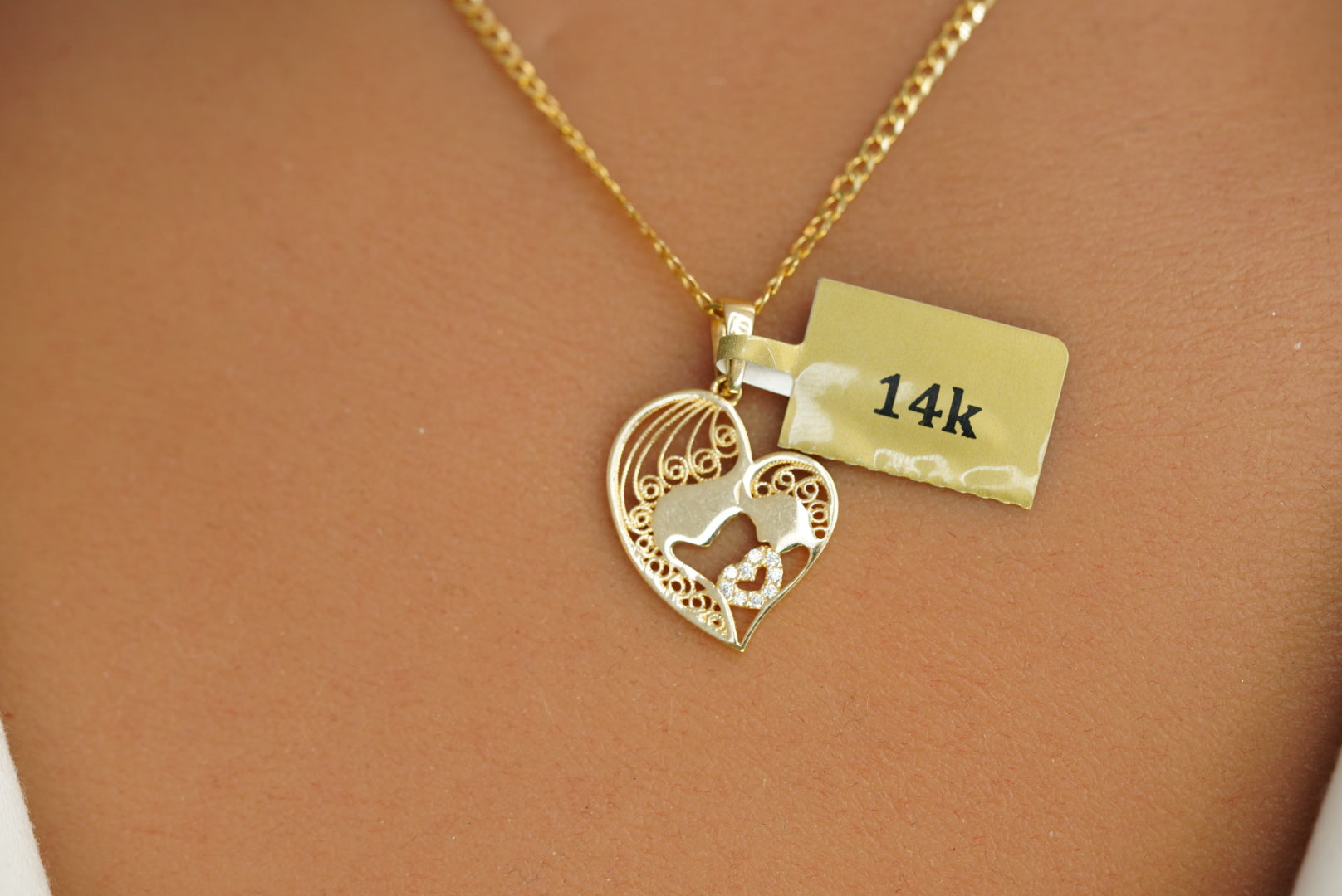 14k Mother Necklace