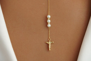 14k Pearls Rosary