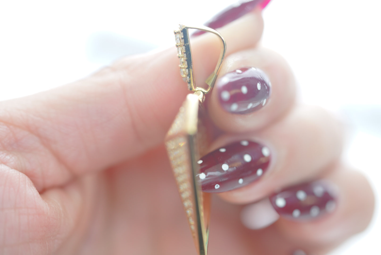 14k Men’s Pendant - Diamond Gold