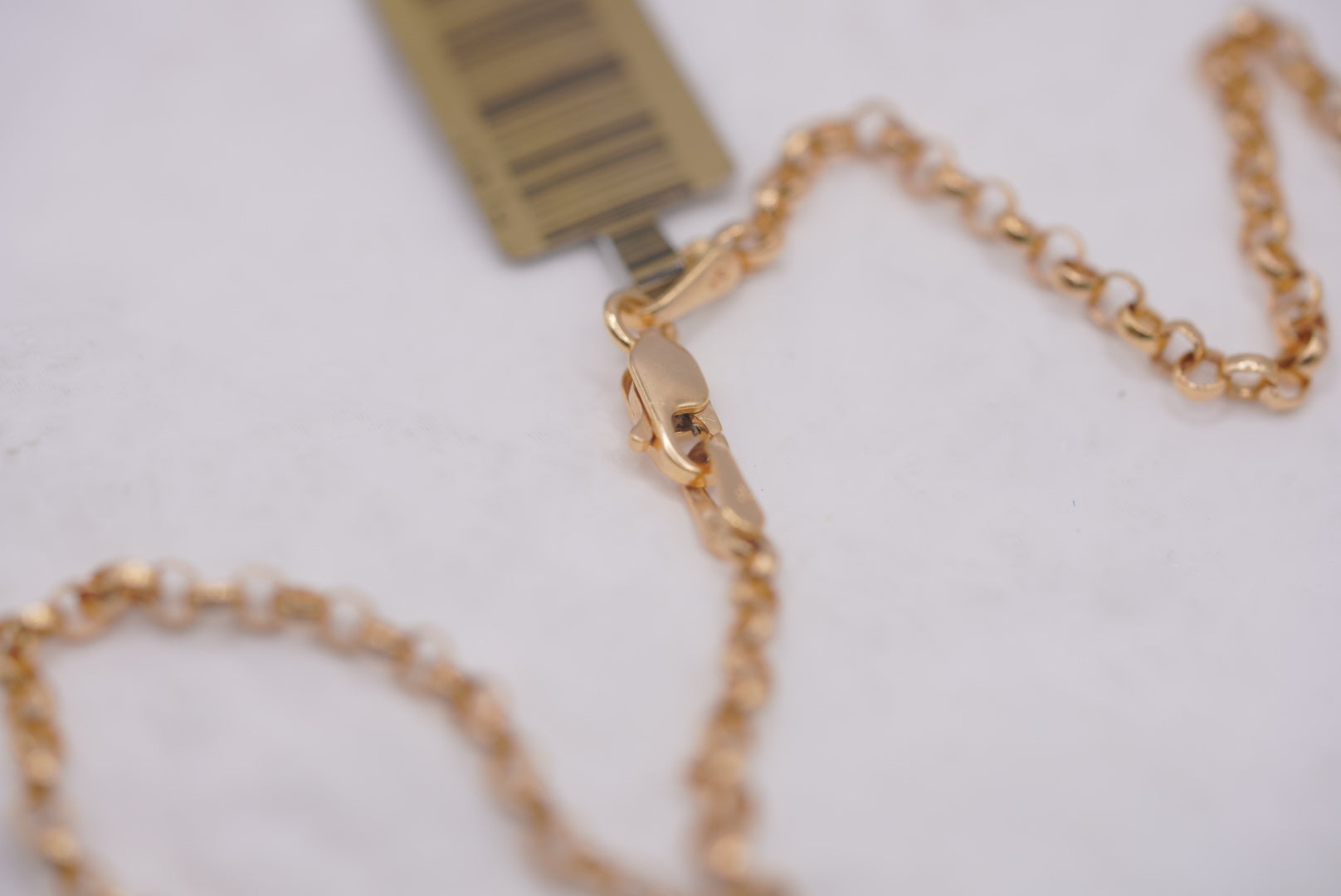 14k Women’s Chain - Blue Stone