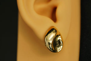 14k Drop Clip Earring