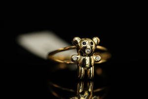 10k Bear Ring New