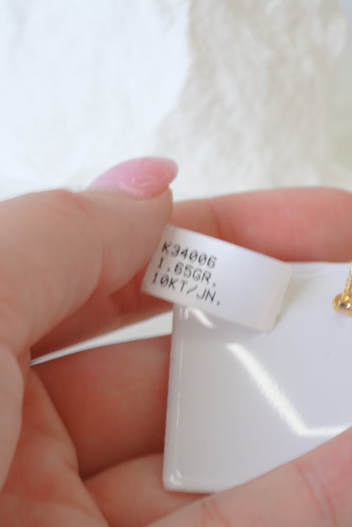 10k Earrings - Plain Flower