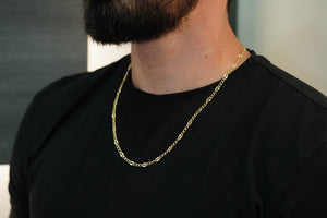 14k Almond Cuban Link