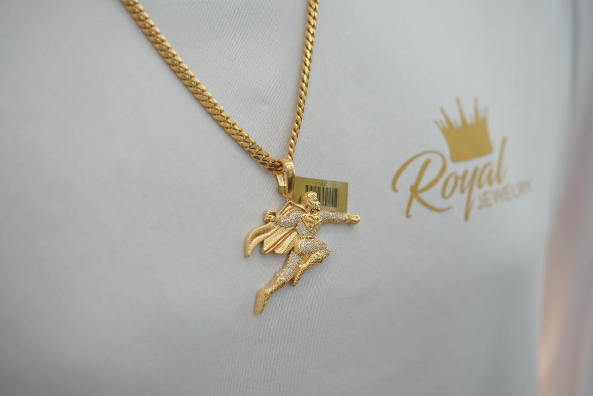14k Pendant - SuperHero