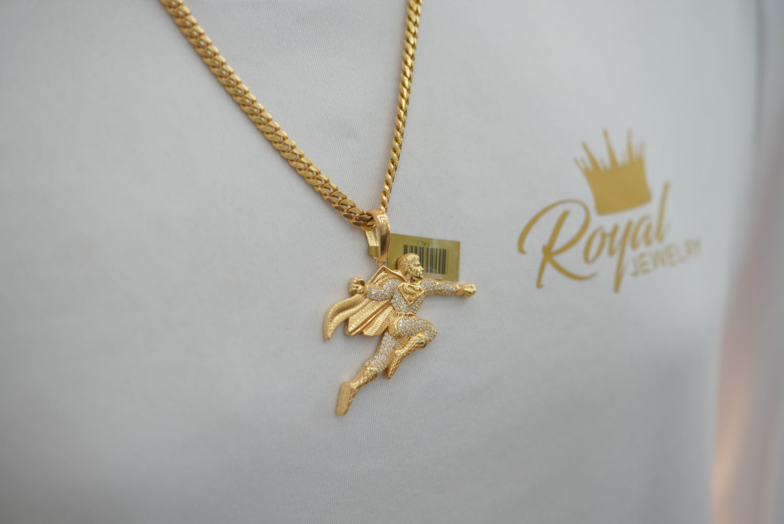 14k Pendant - SuperHero