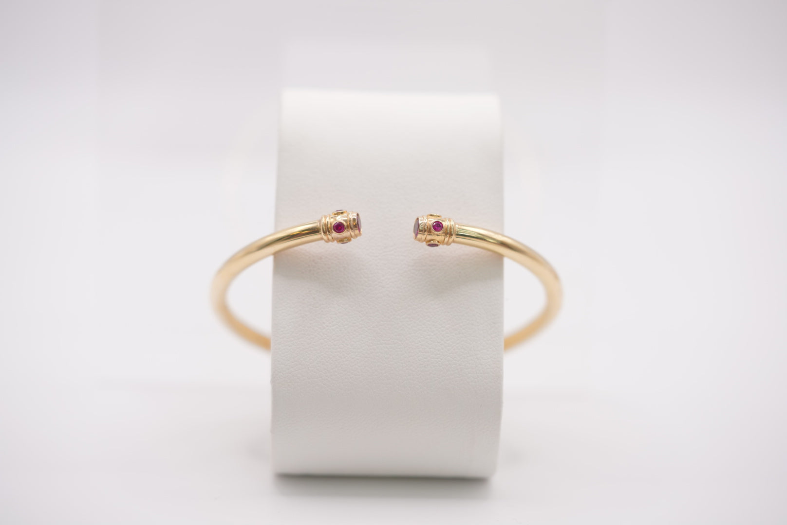 14k Women’s Bracelet - Red Stones