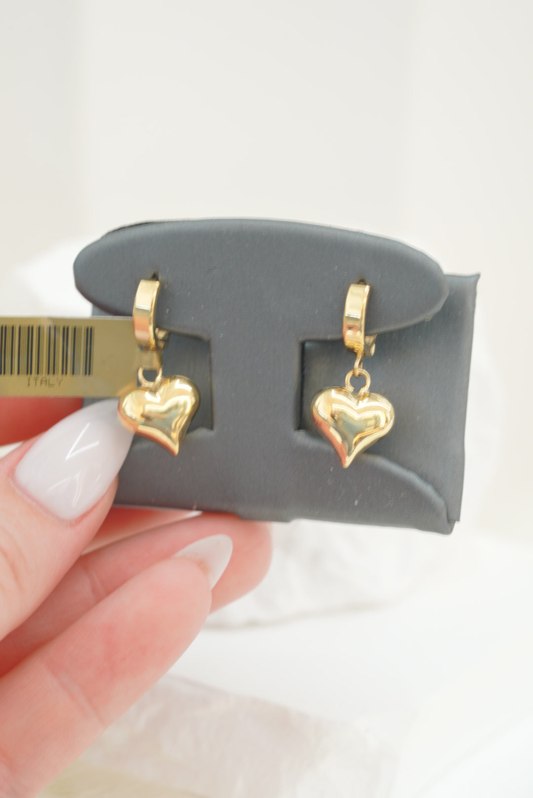 14k Hoops - Golden Hearts