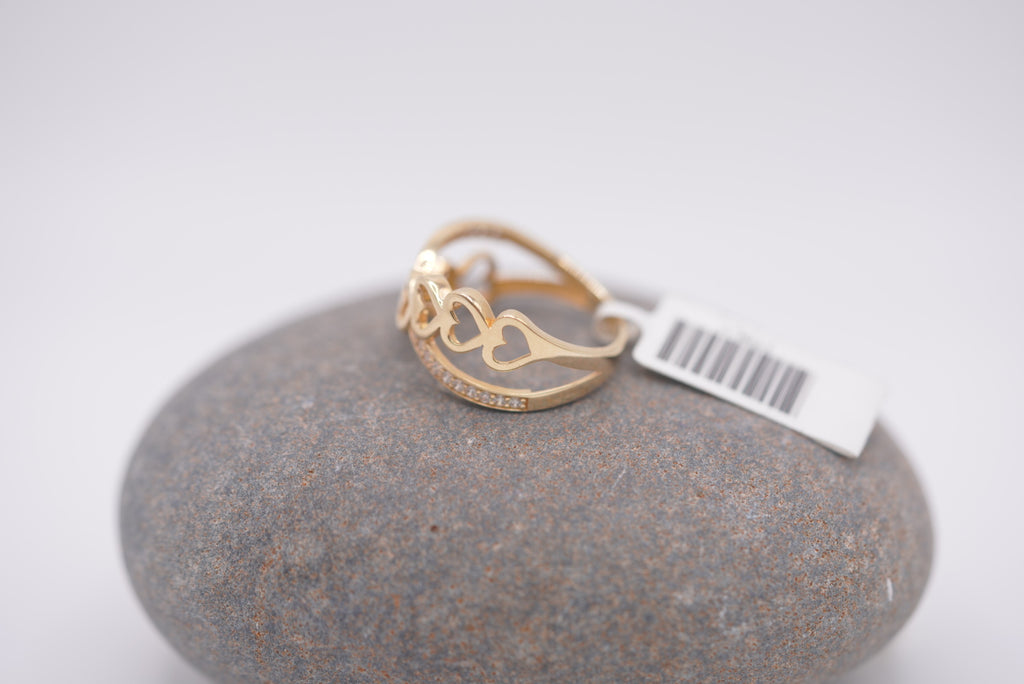 10k Women’s Ring - Heart Shine
