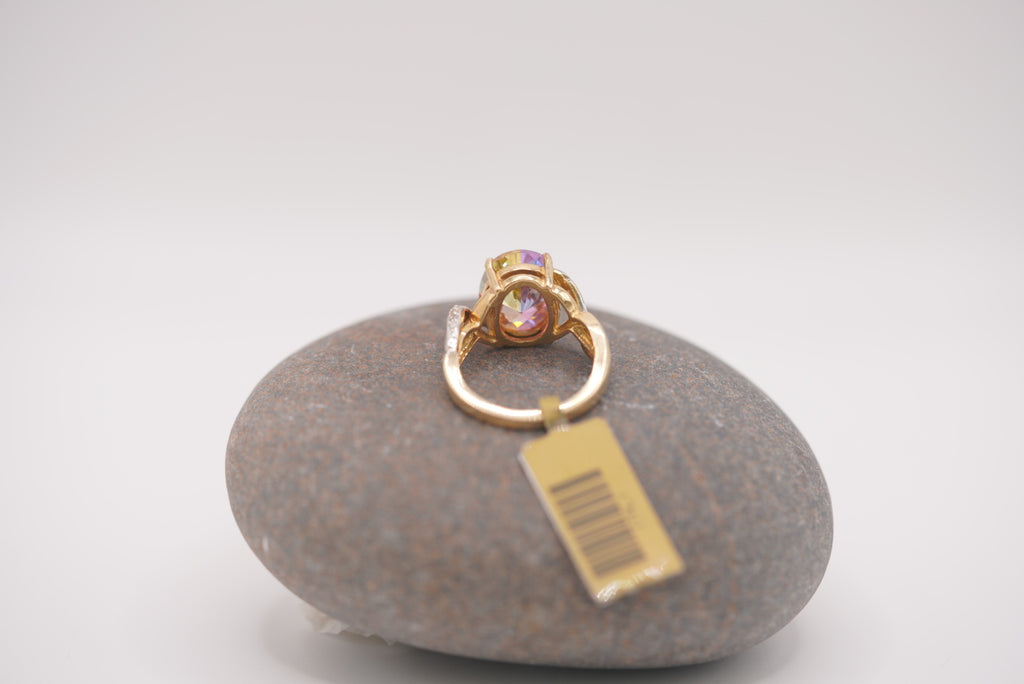 14k Women’s Ring - Crystal Rainbow