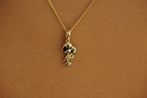 14k Dog Chain with Pendant