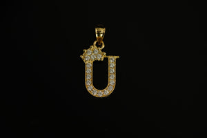 14k Initial Pendant