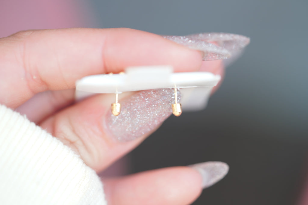 14k Earrings - Tiny Bows