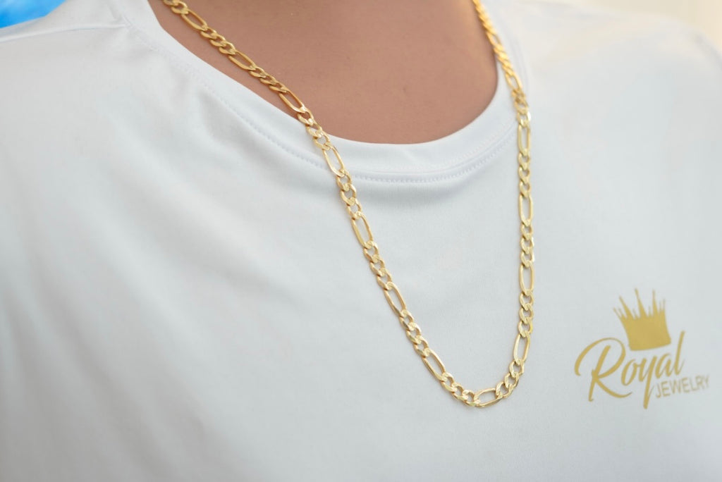 14k Fígaro Chain - Elegant Design