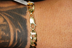 14k Open Cuban Link Bracelet