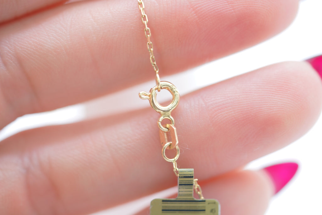 14k Necklace - Lock It