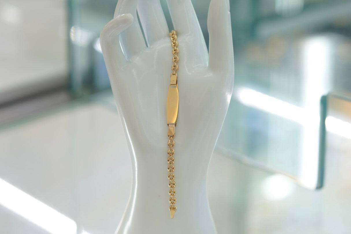 14k Baby Bracelet - Mariner Style