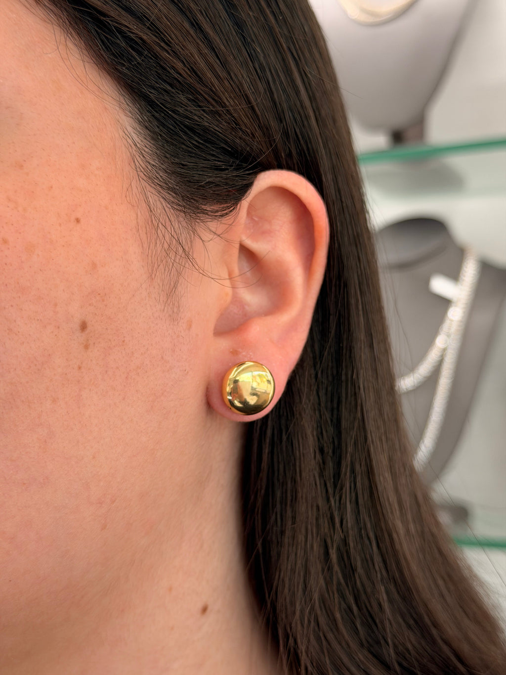 14k Earrings - Bold Circle