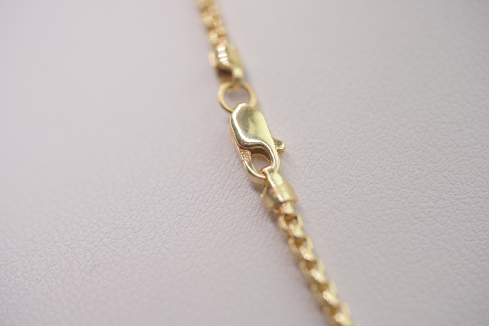 10k Box Chain with Pendant - Lucky Eye