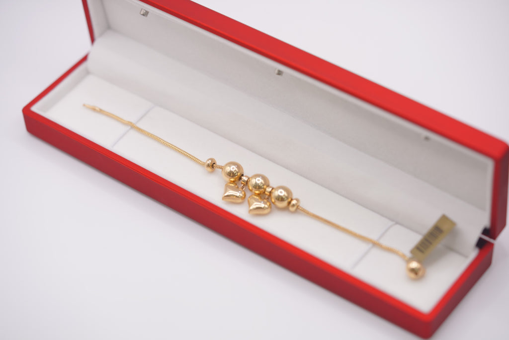 14k Modern Bracelet - Lovely Charms