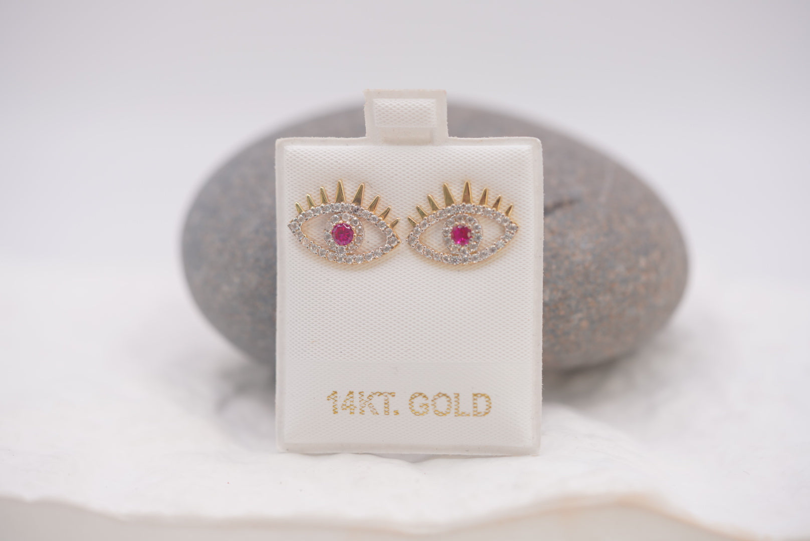 14k Women’s Earrings - Lucky Eyes