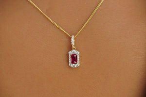 14k Pink Necklace & Earrings Set