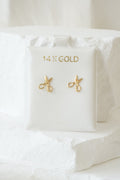 14k Baby Earrings - Scissors
