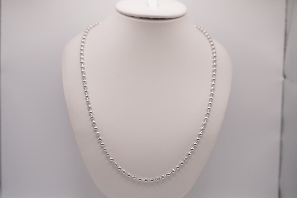 Silver Spheres Chain - Unique Style