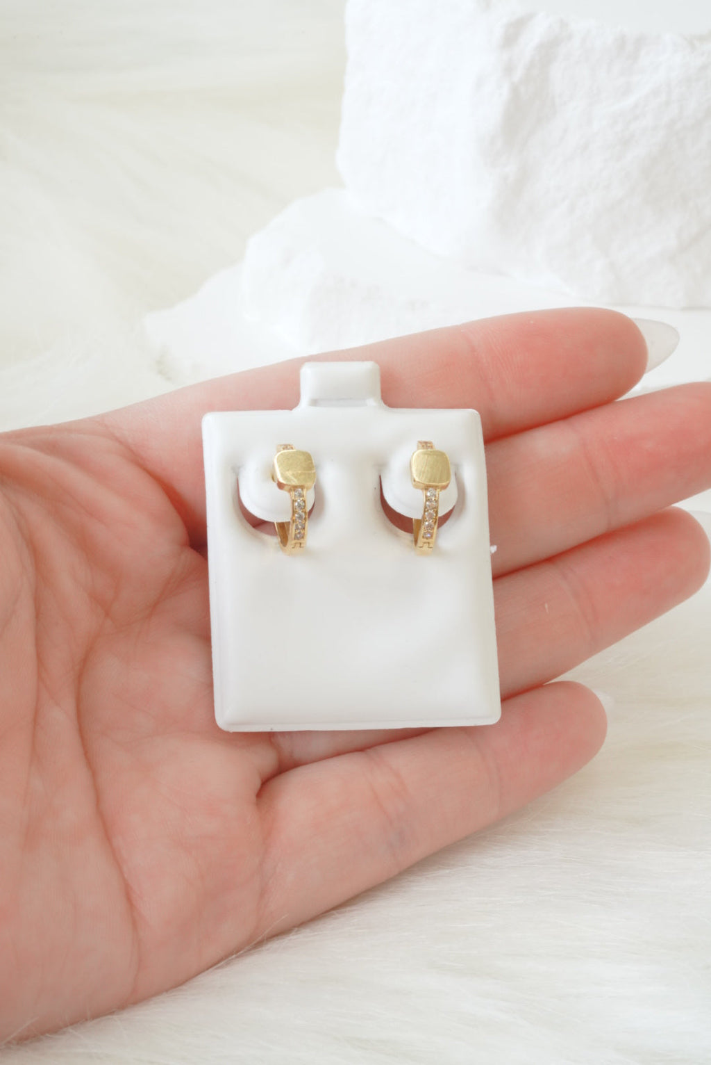 14k Baby Hoops - Bold