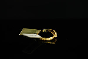 14k Snake Zirconea Ring