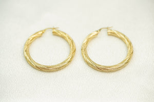 14k Hoop Earring