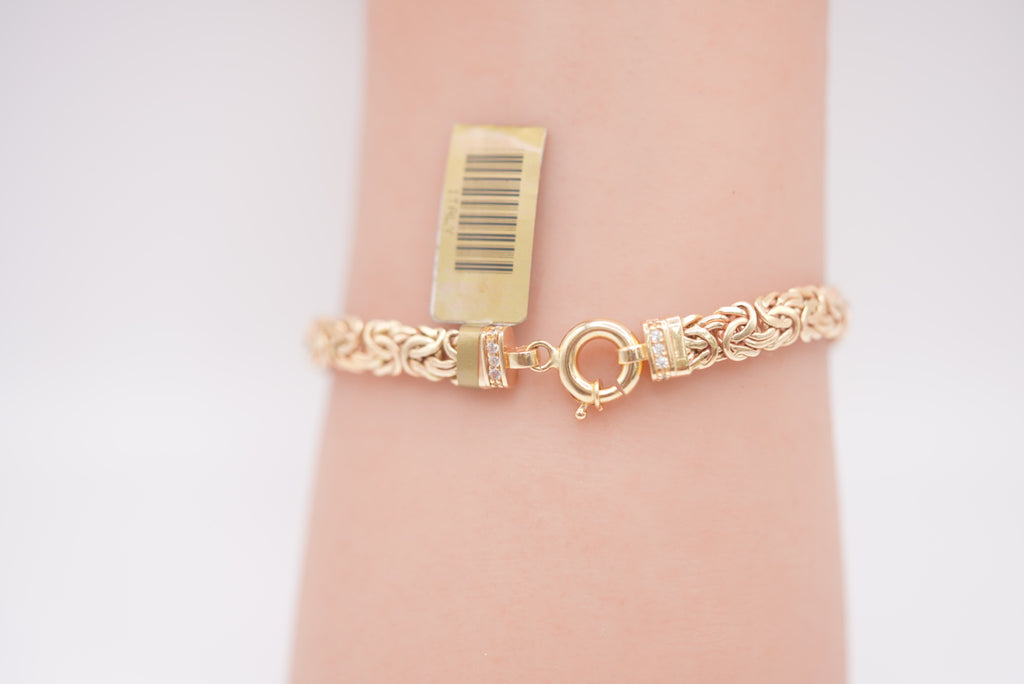 14k Byzantine Bracelet - Pure Butterfly