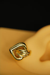 14k Heart Clip Earrings